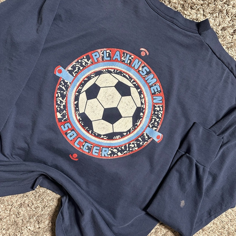 Vintage Soccer Long Sleeve Shirt
